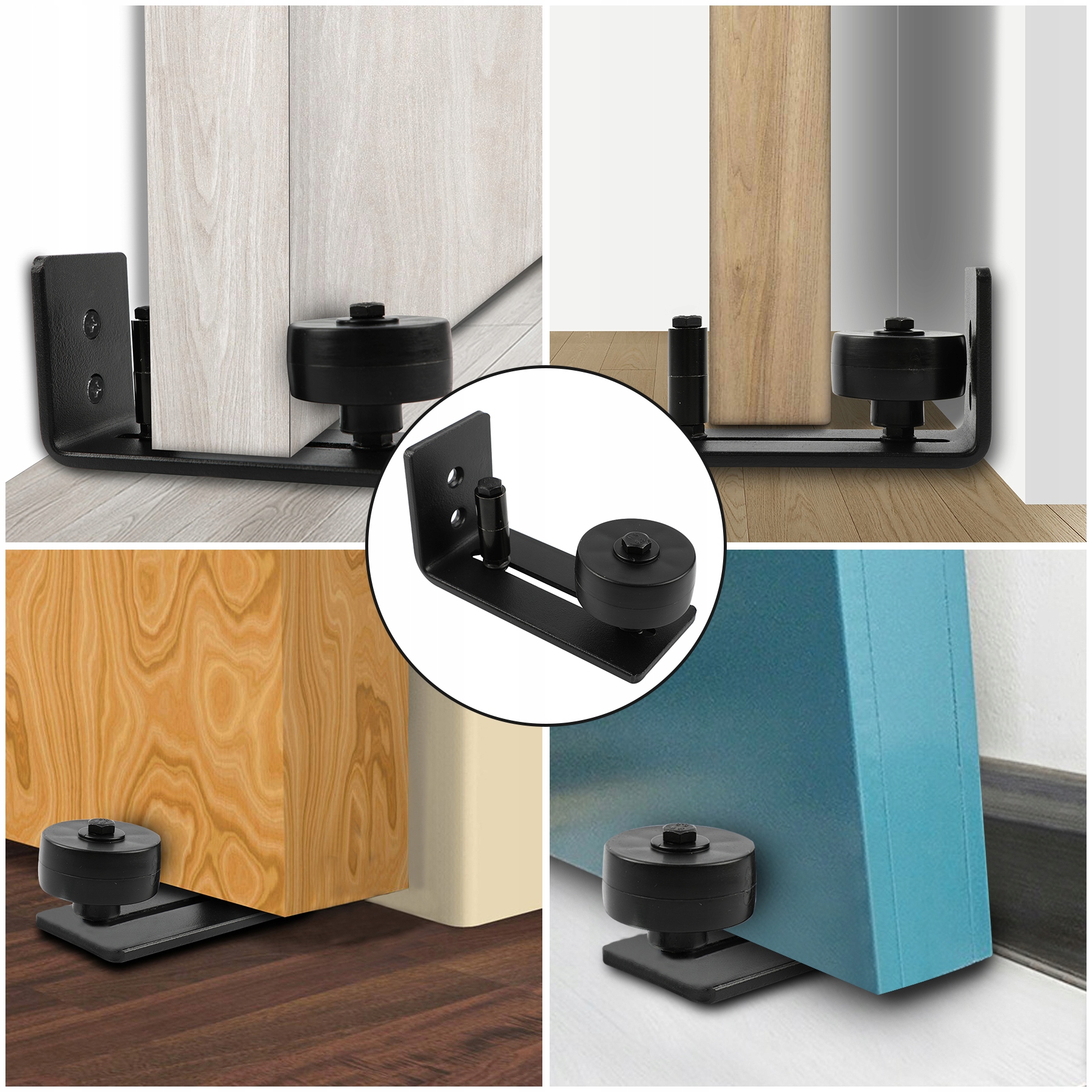 PROWADZENIE PROWADNIK DOLNY DO DRZWI PRZESUWNYCH Kolor czarny