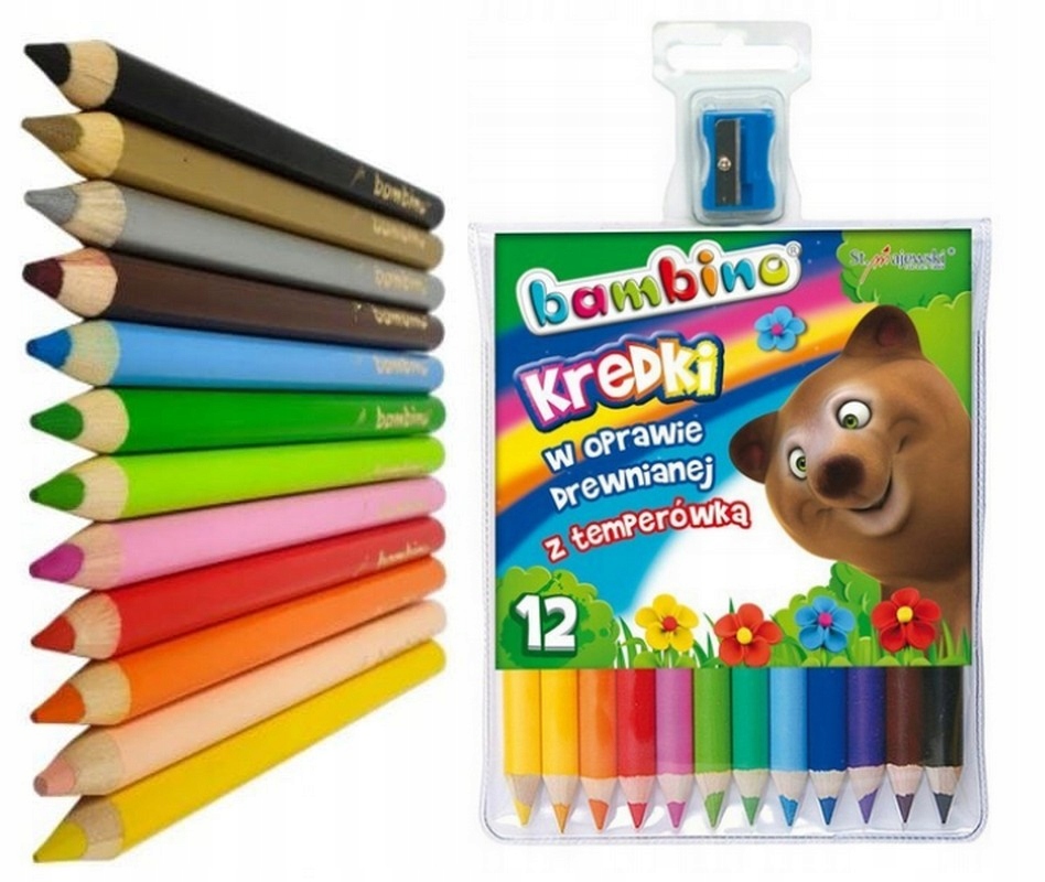 

Bambino Grube Kredki Ołówkowe temp
