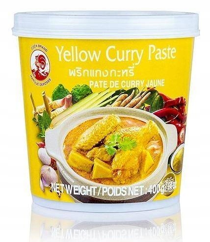 

Żółta Pasta Curry, Yellow Curry 400 g Cock Brand