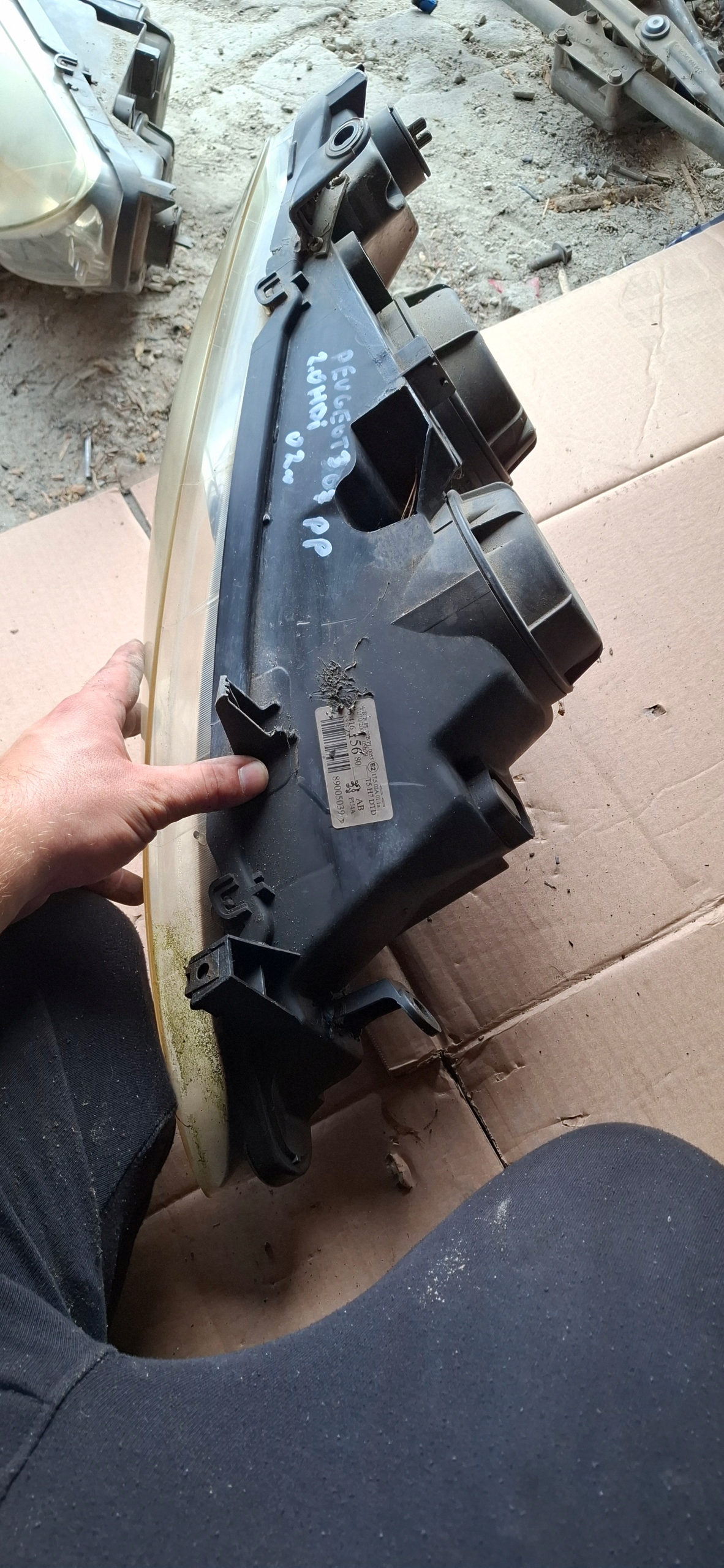 light right front PEUGEOT 307 9641615680 EUROPA