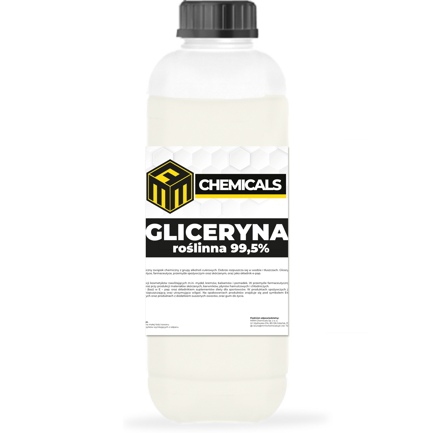 

Gliceryna Roślinna 99,5 Farmaceutyczna 1L
