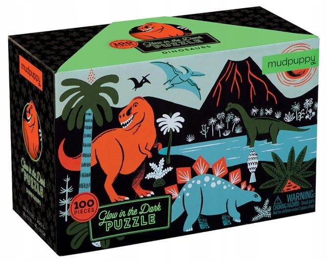 

Puzzle Świecące Dinozaury 100el. Mudpuppy 5+