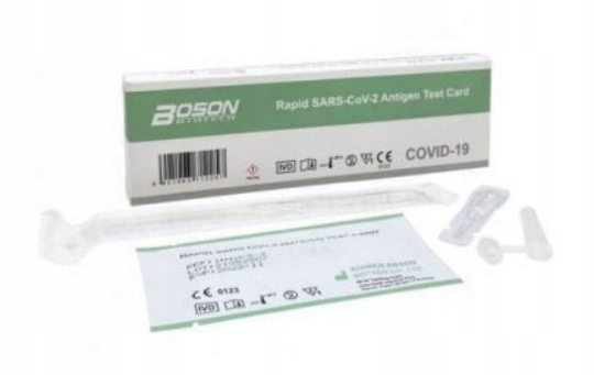 TEST COVID19 BOSON długa data ważność Kod producenta Test covid