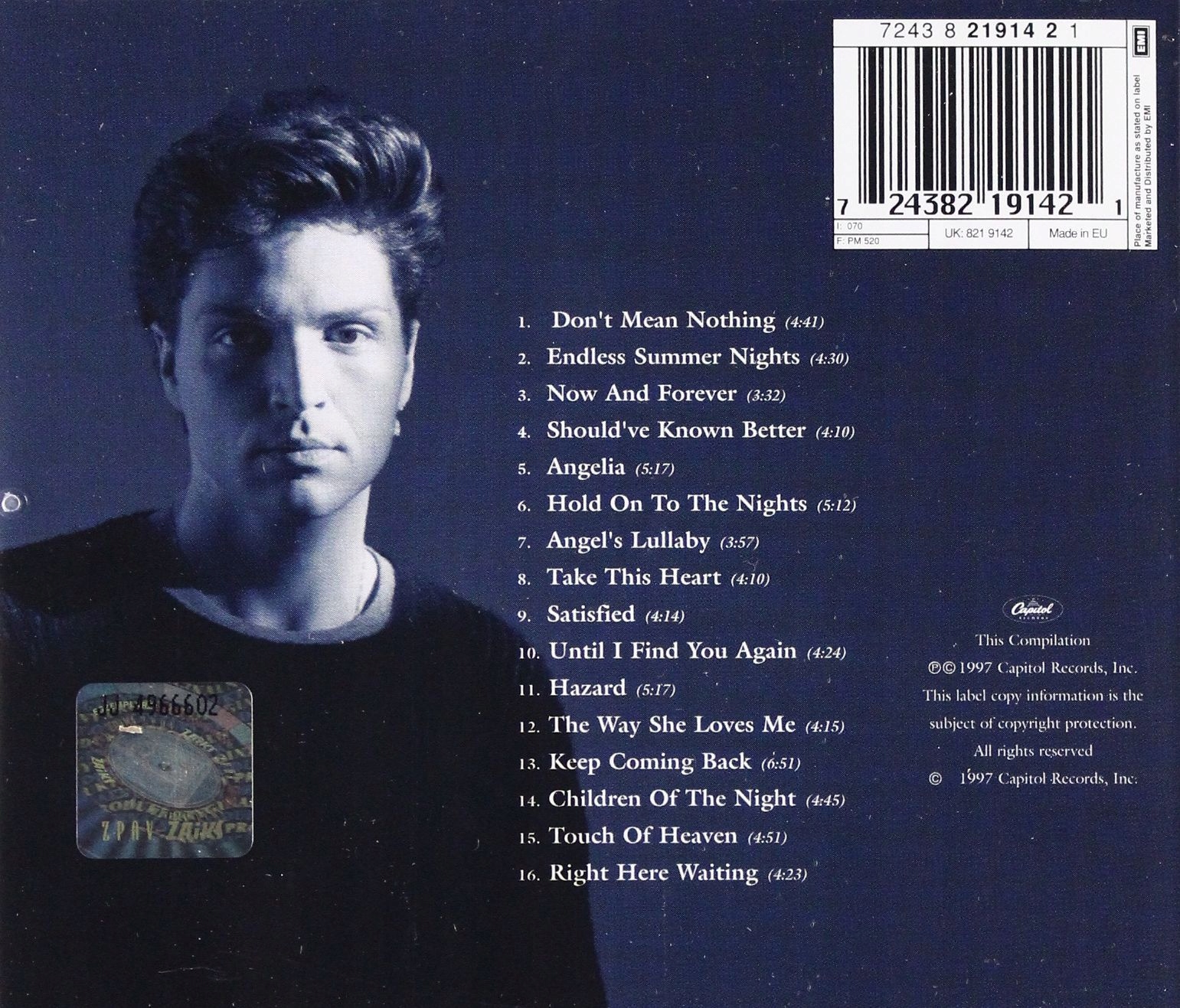 RICHARD MARX: GREATEST HITS (CD) Stan opakowania oryginalne