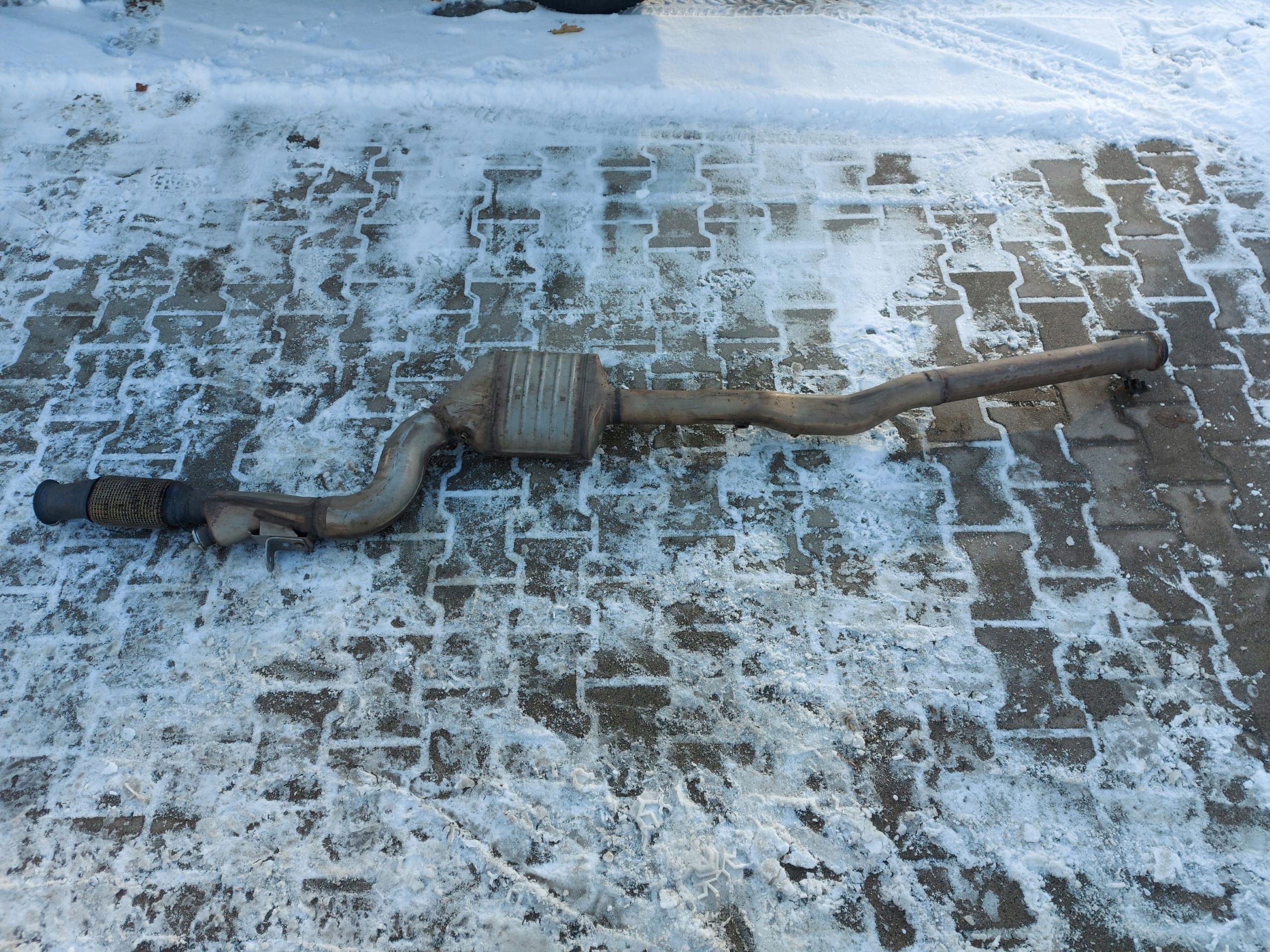 Mercedes W253 GLC muffler, exhaust pipe A2534902519