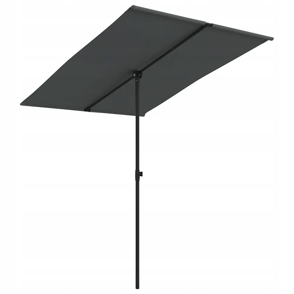 Zahradní Slunečník Uv otočný 180 stupňů, antracitový, 200x150x(105-215) cm