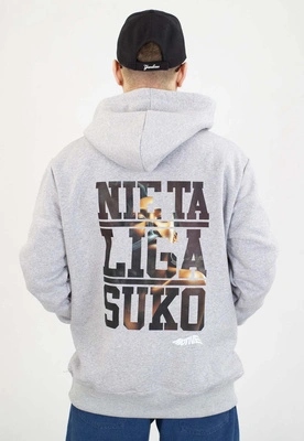 Mikina Motive S Kapucí Ntl Smoke šedá