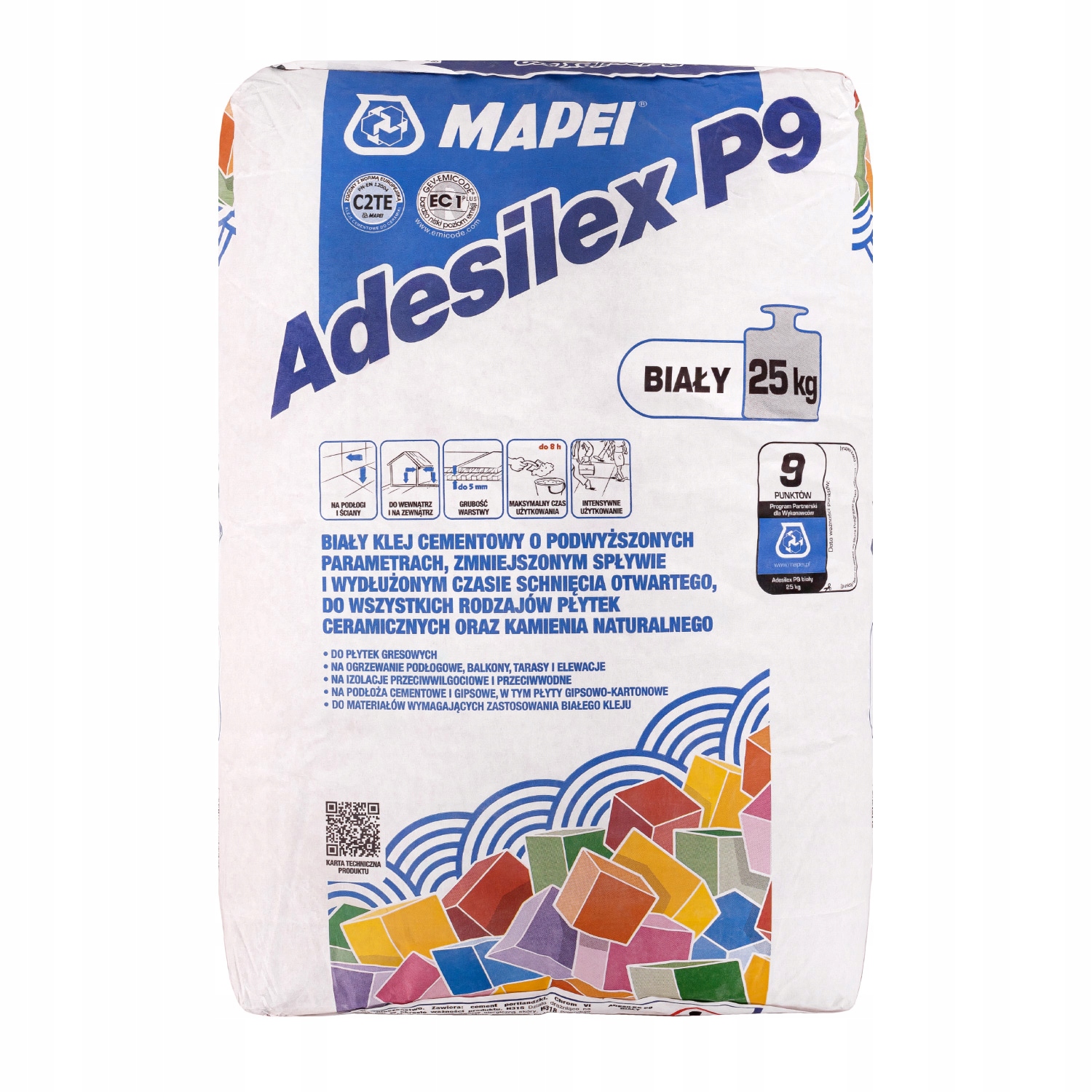 

Mapei Adesilex P9 biały klej do płytek 25kg