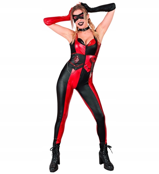 Kostým Zlý Harlekýn, Klaun, Halloween Xs