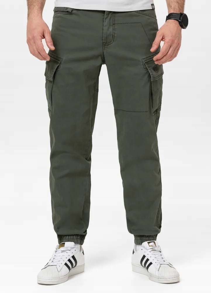 Pánské Jogger kalhoty Pitbull Bavlněné kapsáče s kapsami Scott S