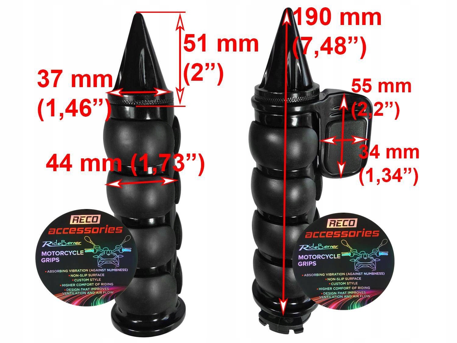 manetki cal z tempomatem czarne amortyzacja drgań Waga produktu z opakowaniem jednostkowym 1 kg