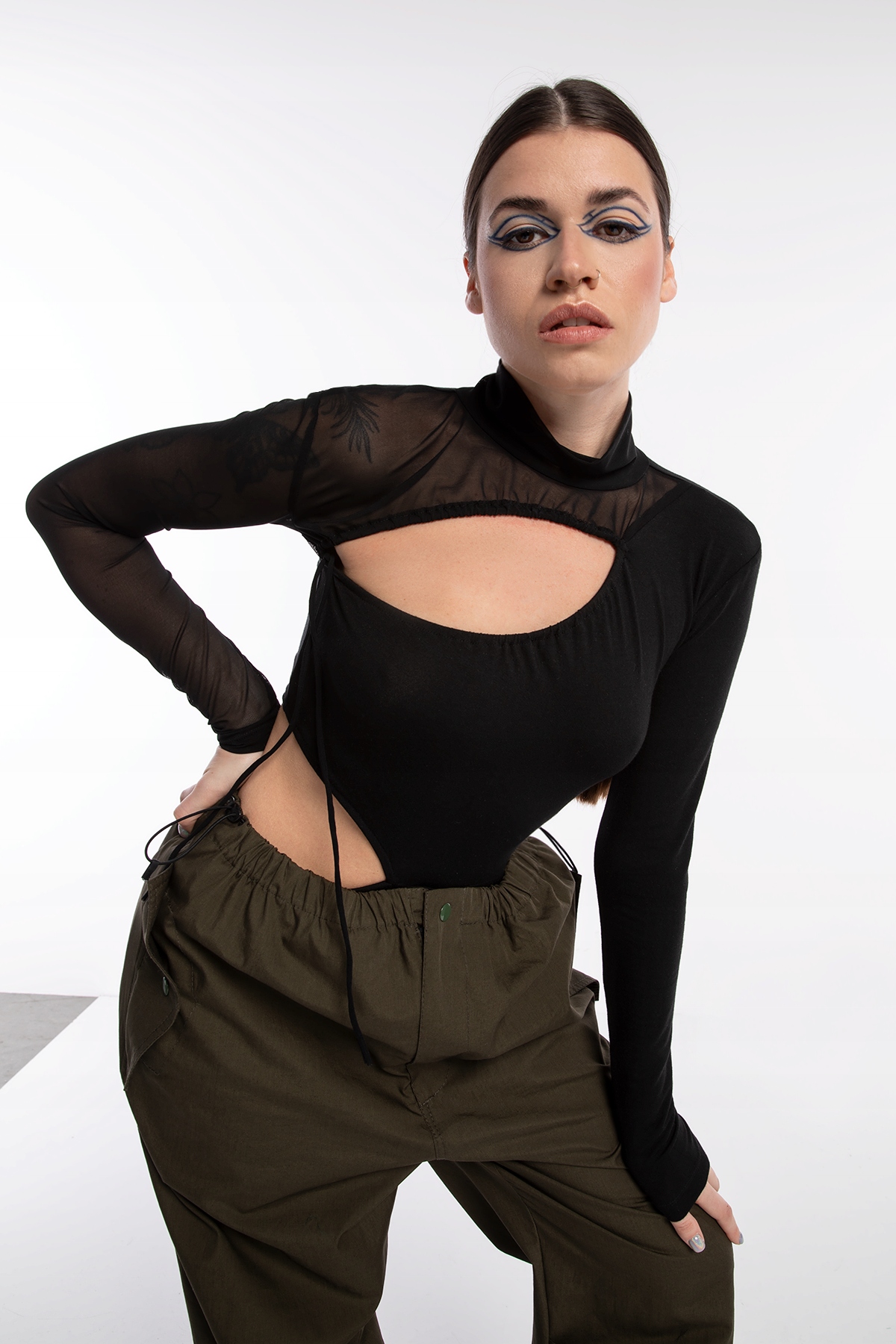 Dámské Body S Dlouhým Rukávem Humpf HB-HT002-BLK-XS