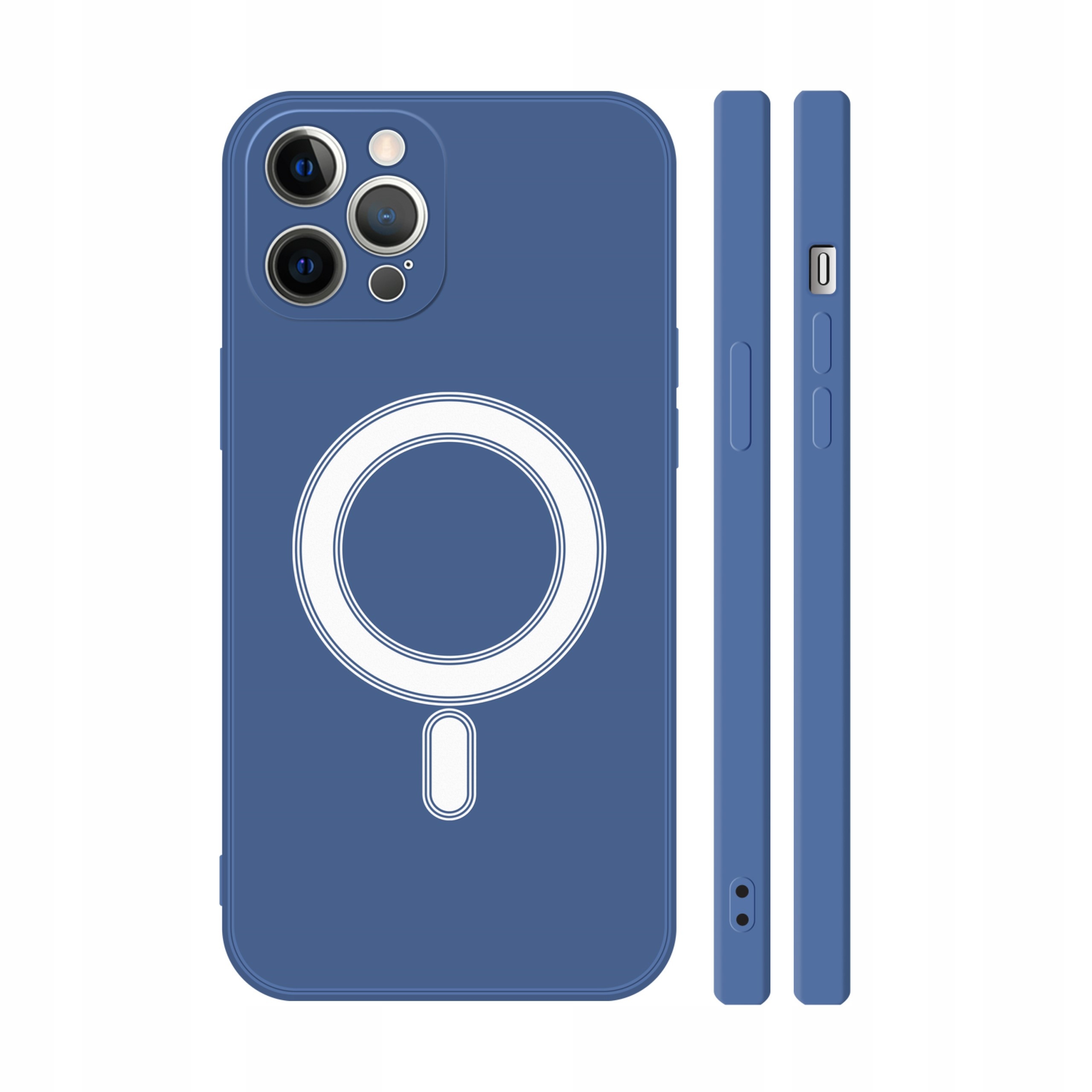 

Silikonowe Etui Do Iphone 13 Pro Magsafe Granatowy