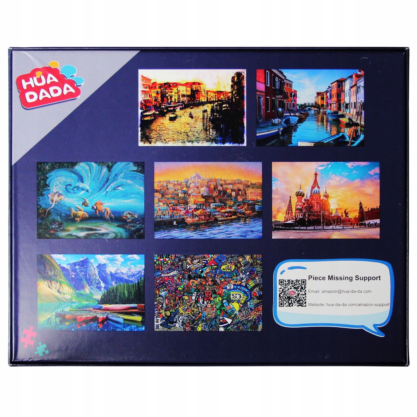 PUZZLE 1000 elementów UKŁADANKA WENECJA widok Marka Huadada