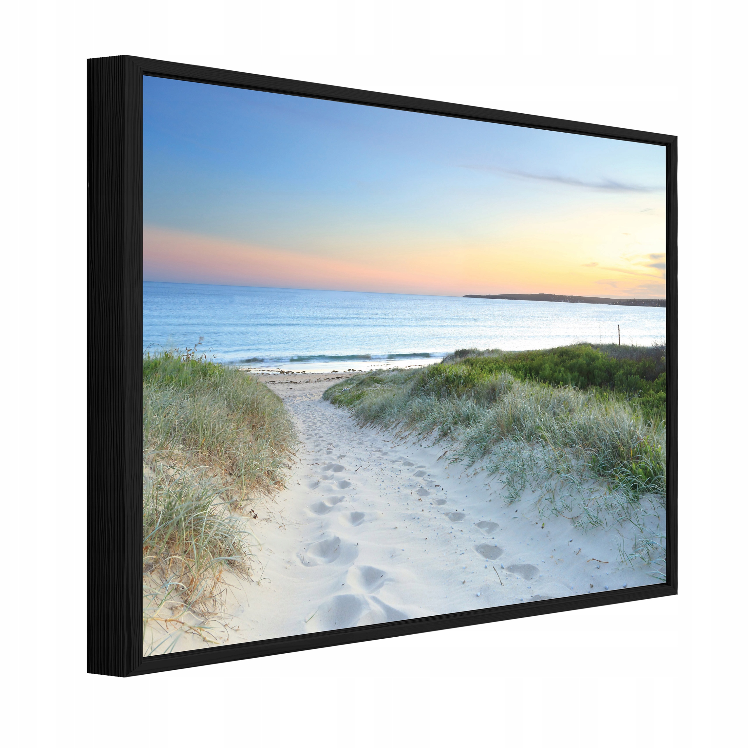 Nástenný Obraz V Ráme Dekorácia Pláž More Krajina Modrá 120x80