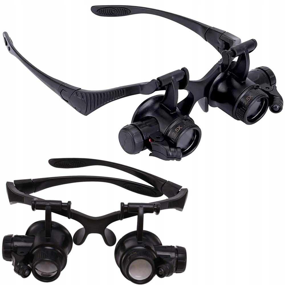

Lupa Okulary Zegarmistrzowska Mocna 2 Led 20x 16mm
