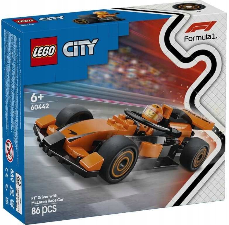 Lego City F1 Řidič a formule McLaren
