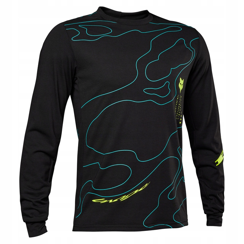 Ciepła Koszulka Bluza Rowerowa FOX Ranger LS DR MD Jersey Lunar rozmiar S