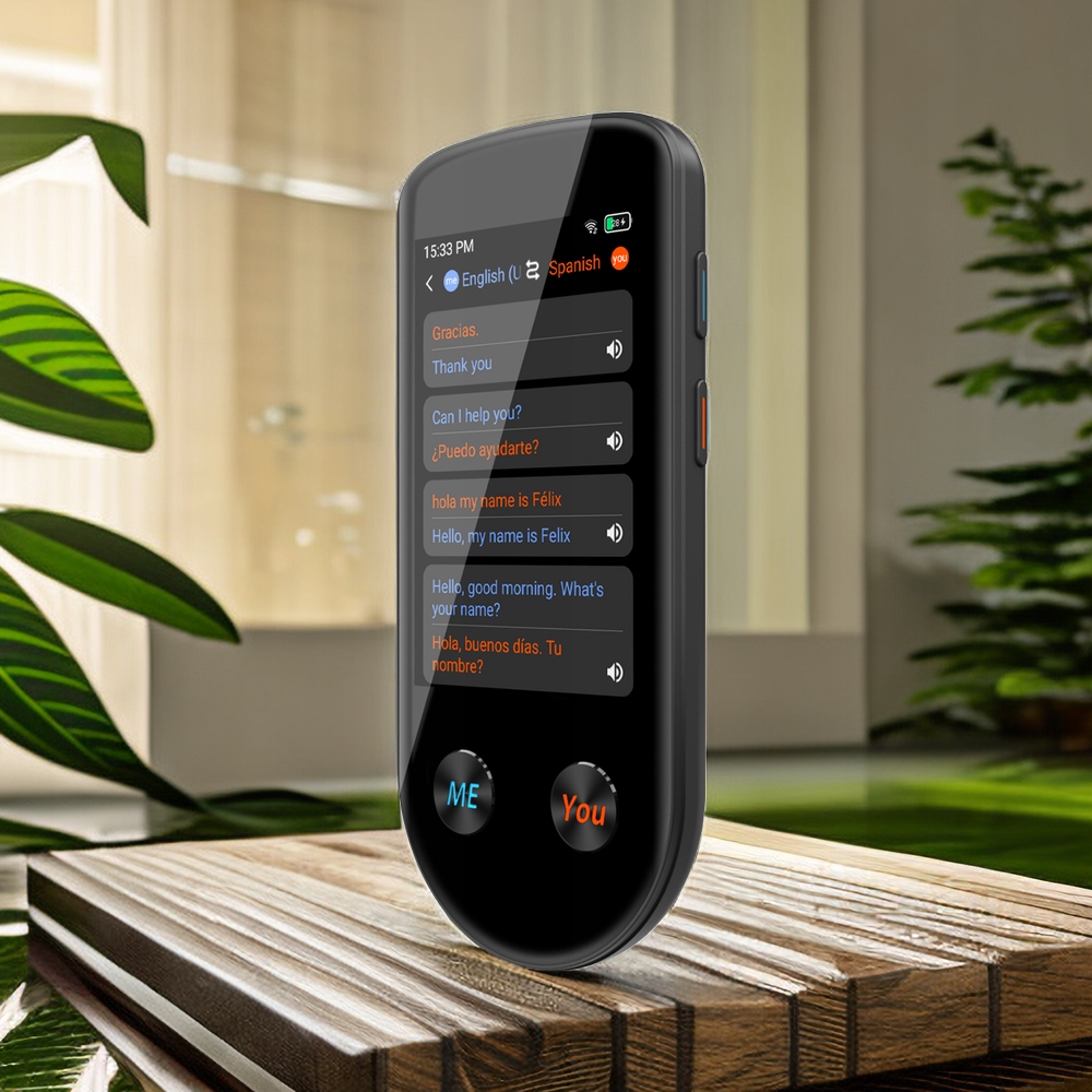 Translator z polskim menu V600R - 137 języków Mówiący tak