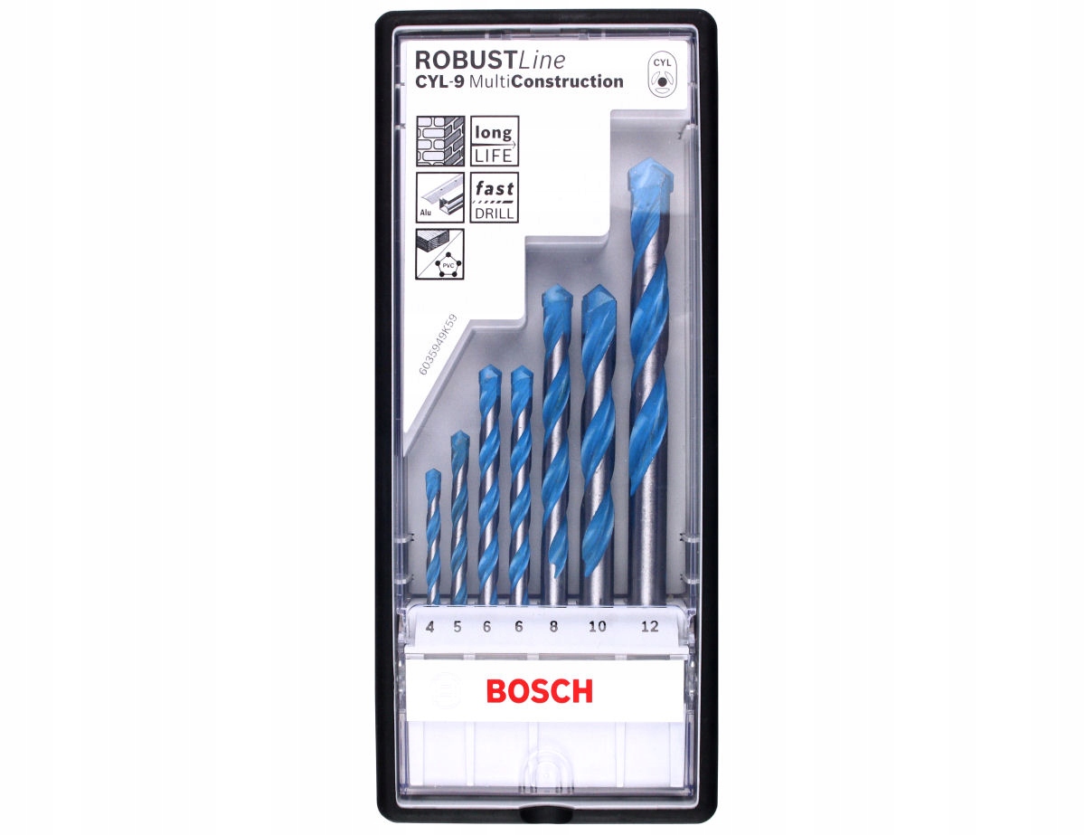 

Bosch jedno Wiertło Do Wszystkiego 7PC Robust