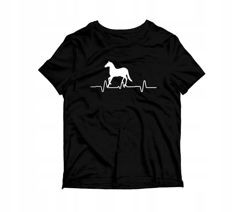 

Koszulka Bawełniana Koń linia życia Męska S