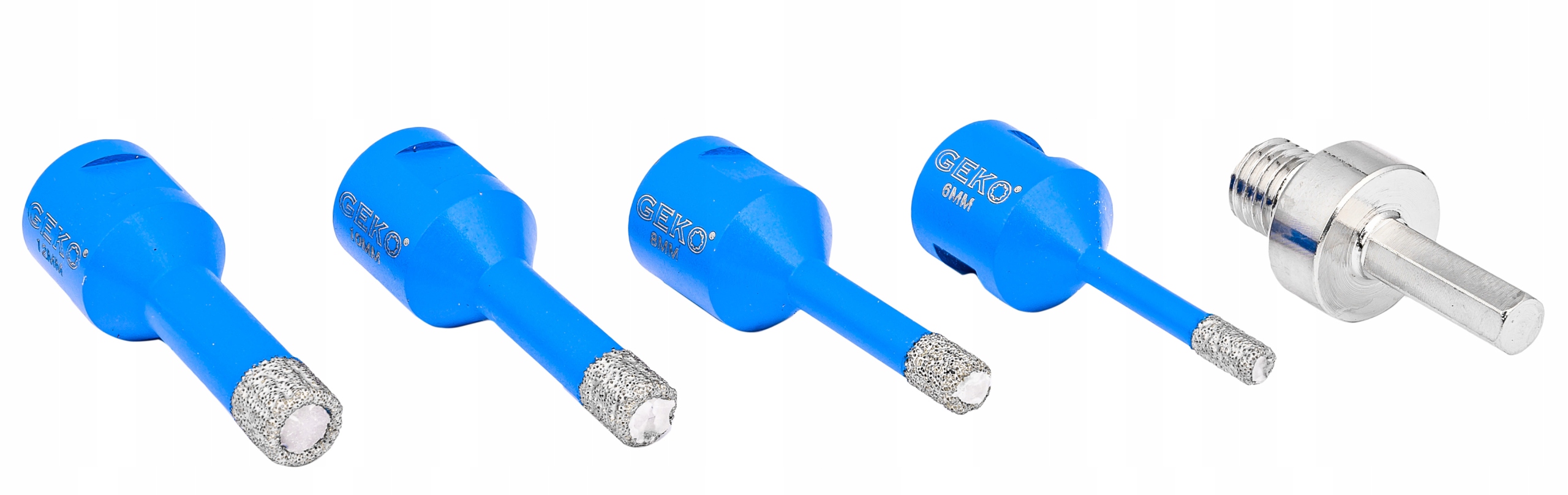 ZESTAW OTWORNICA WIERTŁO DIAMENTOWE DO GRESU 6-12 Marka Geko