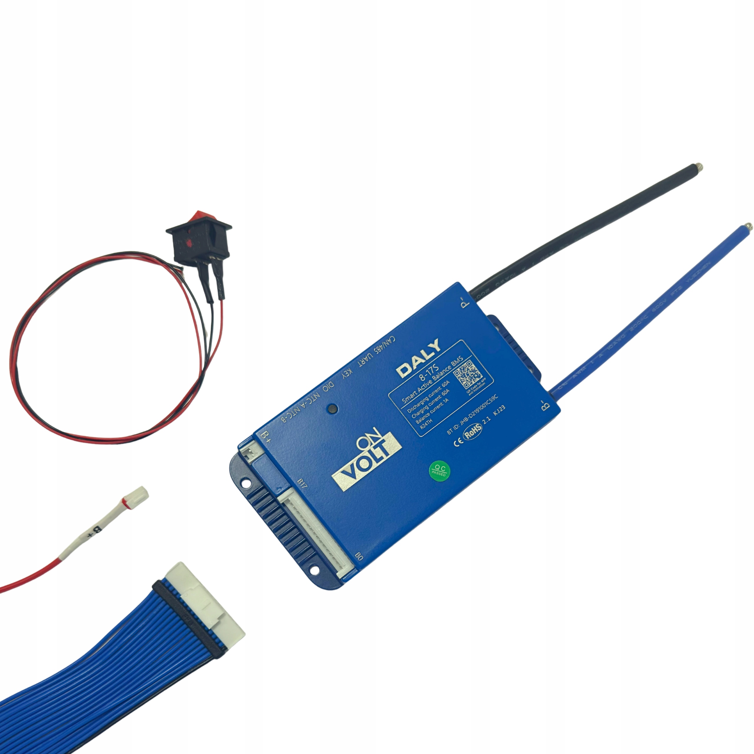 Bms Daly 100Balance 8S-17S 60A Li-Ion-LiFe 1A BAL,WiFi