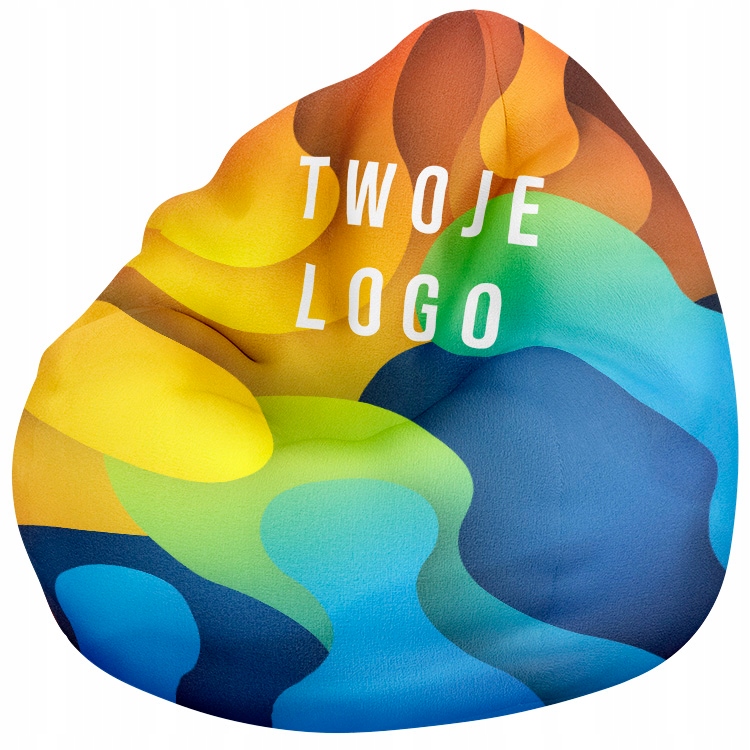 

Pufa Kolorowa XXL Z Własnym Logo Fotel Siedzisko