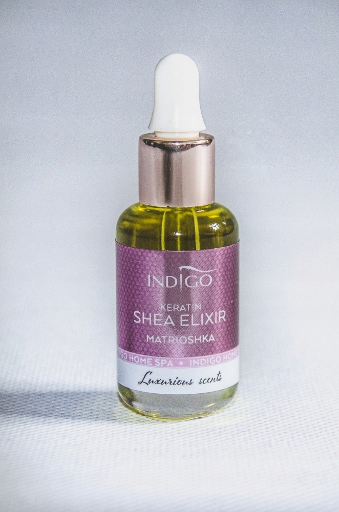 slay olejek oliwka SHEA ELIXIR INDIGO matrioshka Marka Indigo