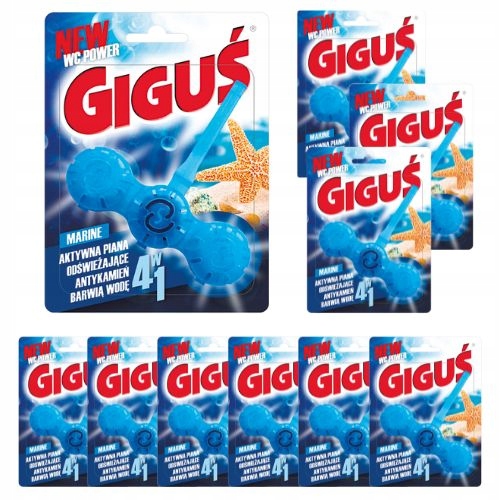 

Zawieszka do muszli Wc Giguś kulka Marine Pakiet
