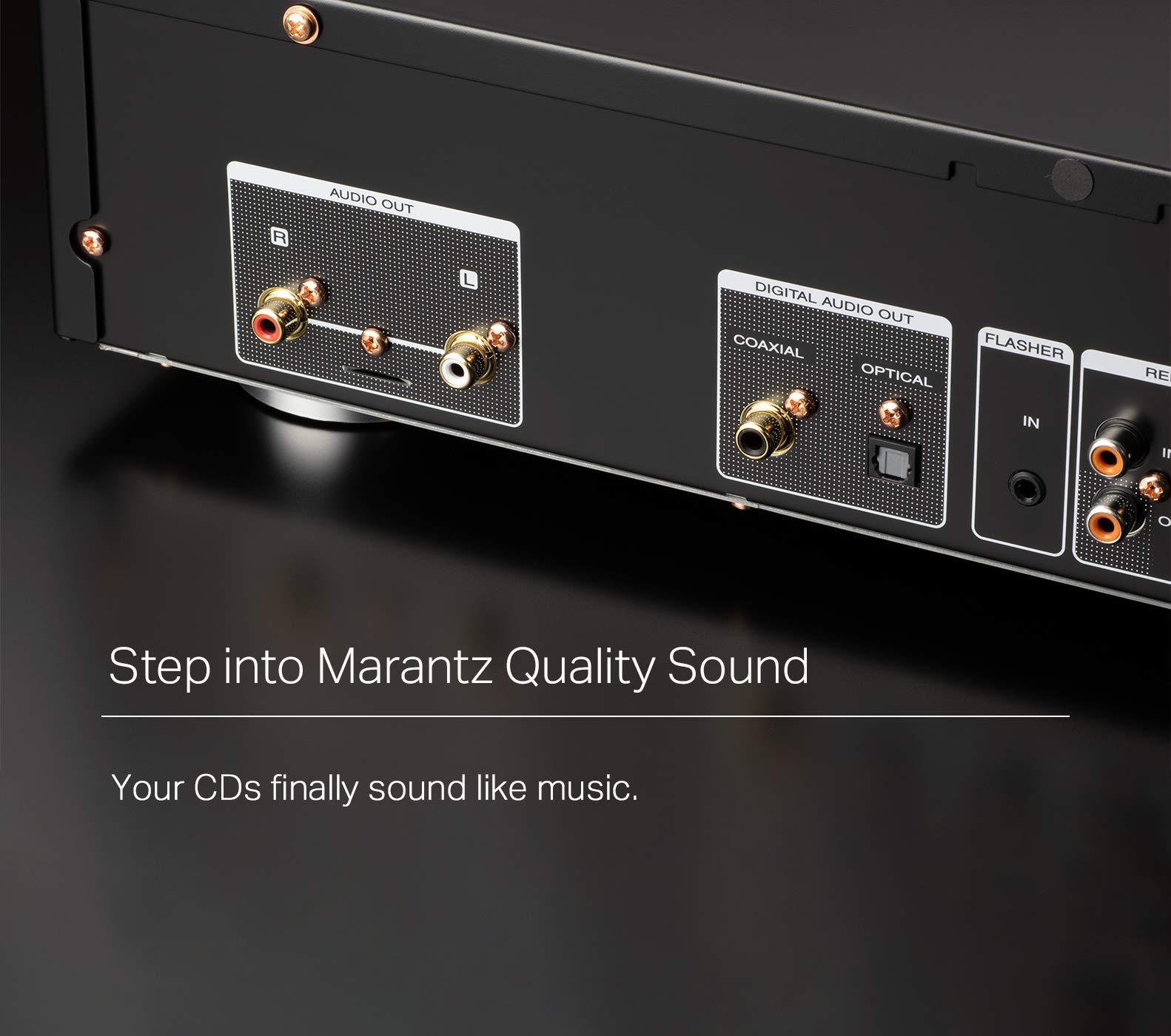 MARANTZ CD6007 Odtwarzacz CD HiFi USB Wzmacniacz Słuchawkowy Srebrno-Złoty — miniatura 9