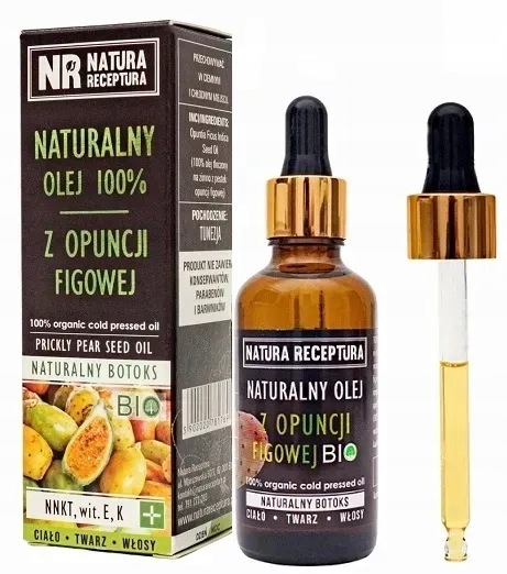 Naturalny olej z opuncji figowej Bio 50ml Natura Receptura