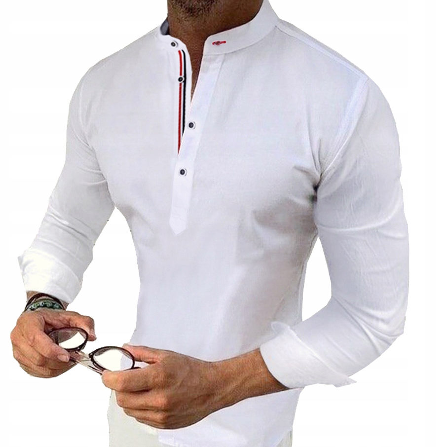 Pánská košile Casual, bavlněná, hladká