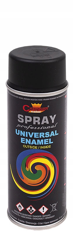 

Farba Lakier Spray 400 ml RAL9005 Czarny Mat