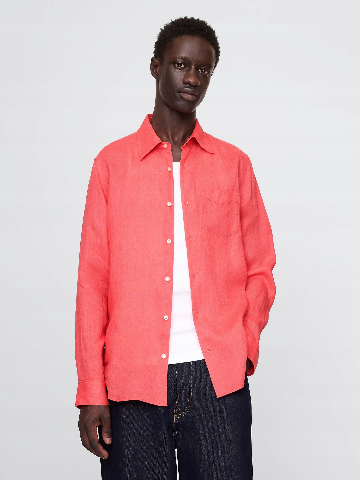 Lněná košile Classic Shirt
