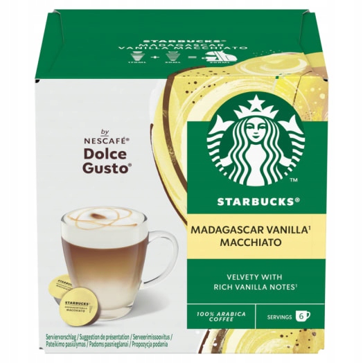 Levně Starbucks Dolce Gusto Macchiatto Vanilla Káva v kapslích (12