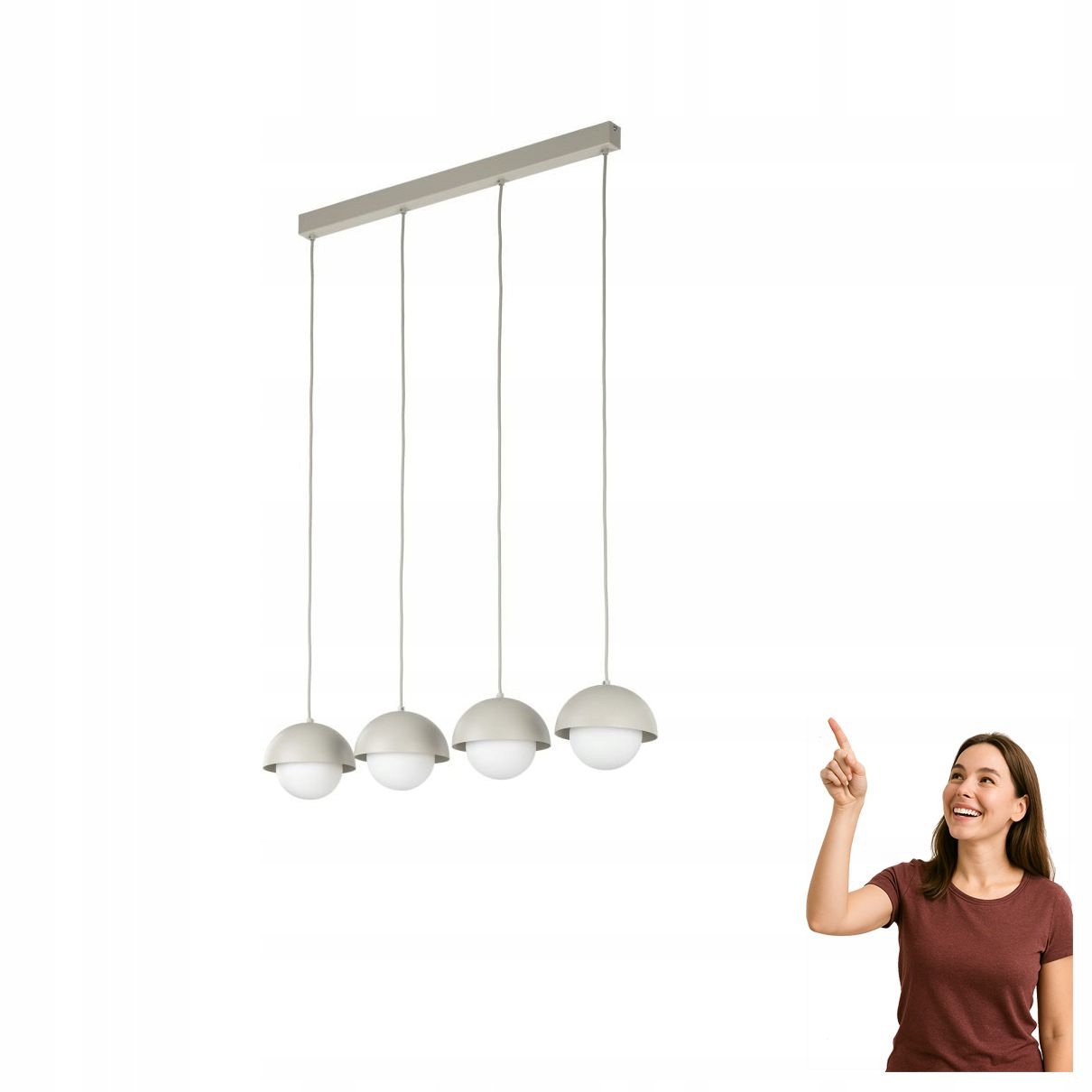 Závesná lampa Bono Beige 10213 Tk Lighting