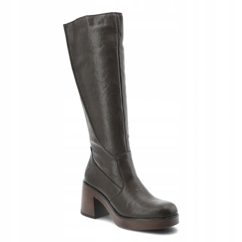 Dámské kozačky Rieker, hnědé, 58090-25 Brown