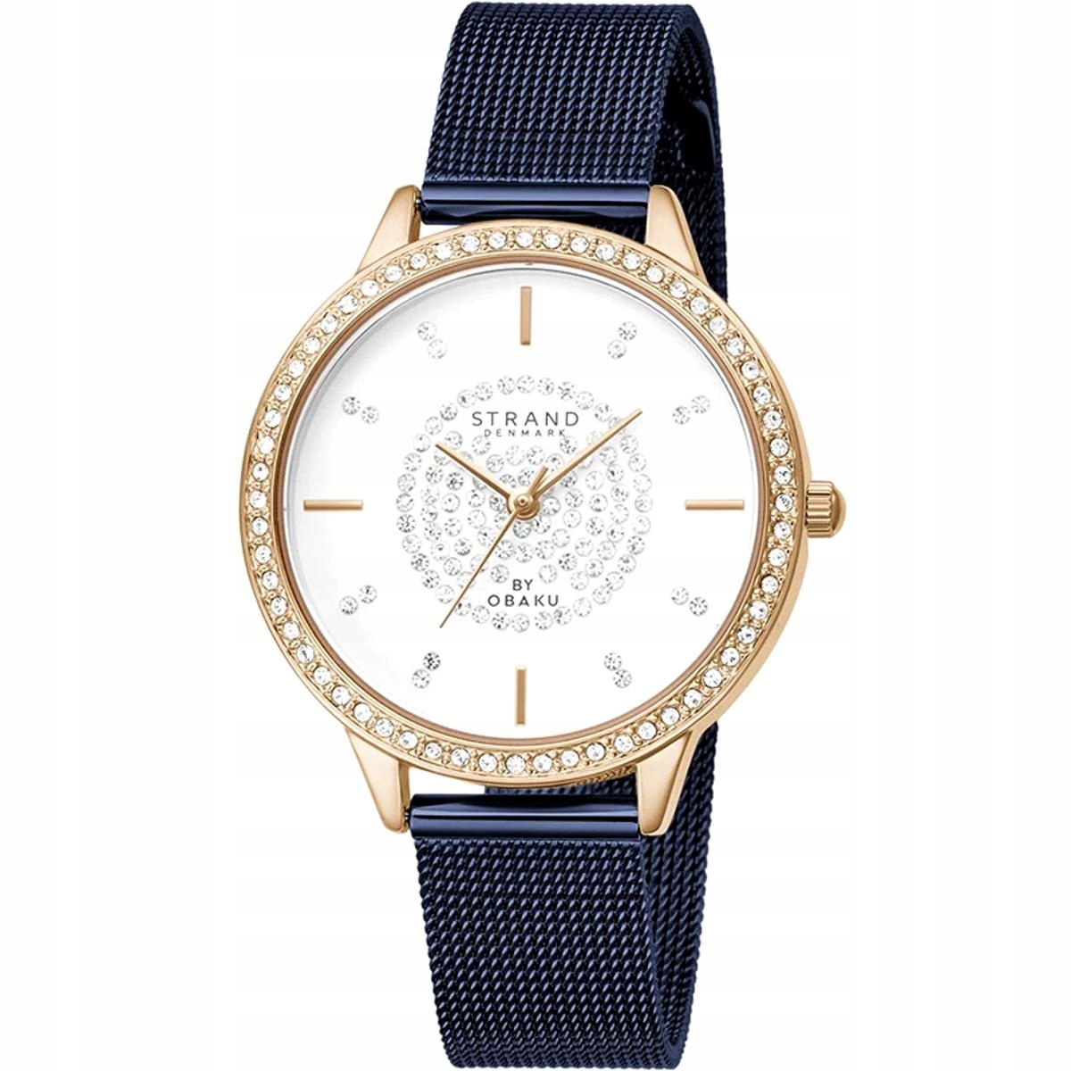 S711LXVIML Tmavě modré hodinky Strand