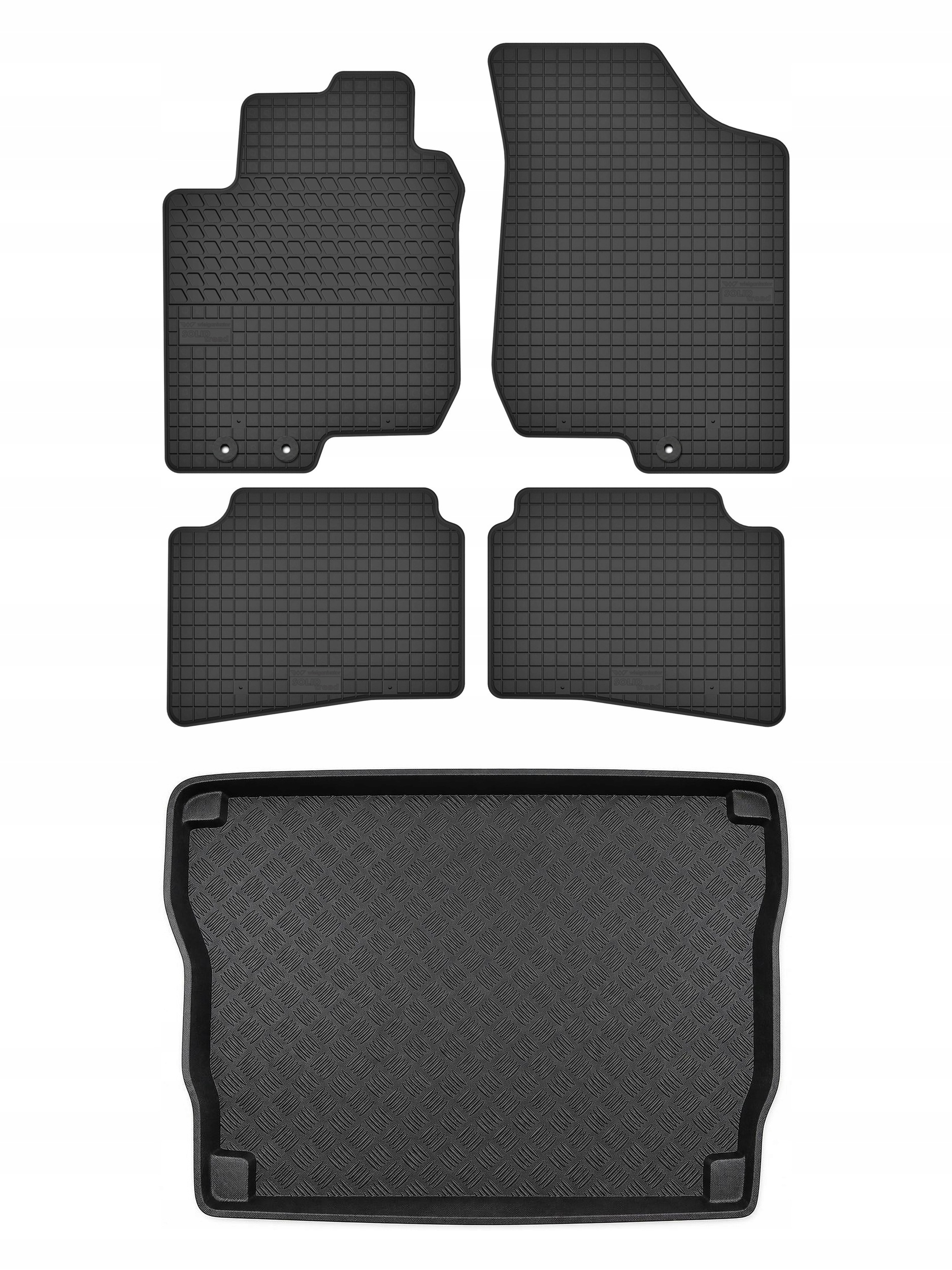 Gumové rohože SolidTread rohož batožinového priestoru pre: Kia Cee'd I 2006-2012 5 el.