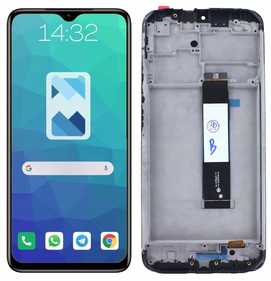 

Wyświetlacz LCD Ekran do Xiaomi Redmi 9T Ramka