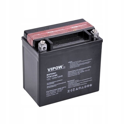 BAT0501 - Гелева батарея 12V 12AH для мотоциклів VIP