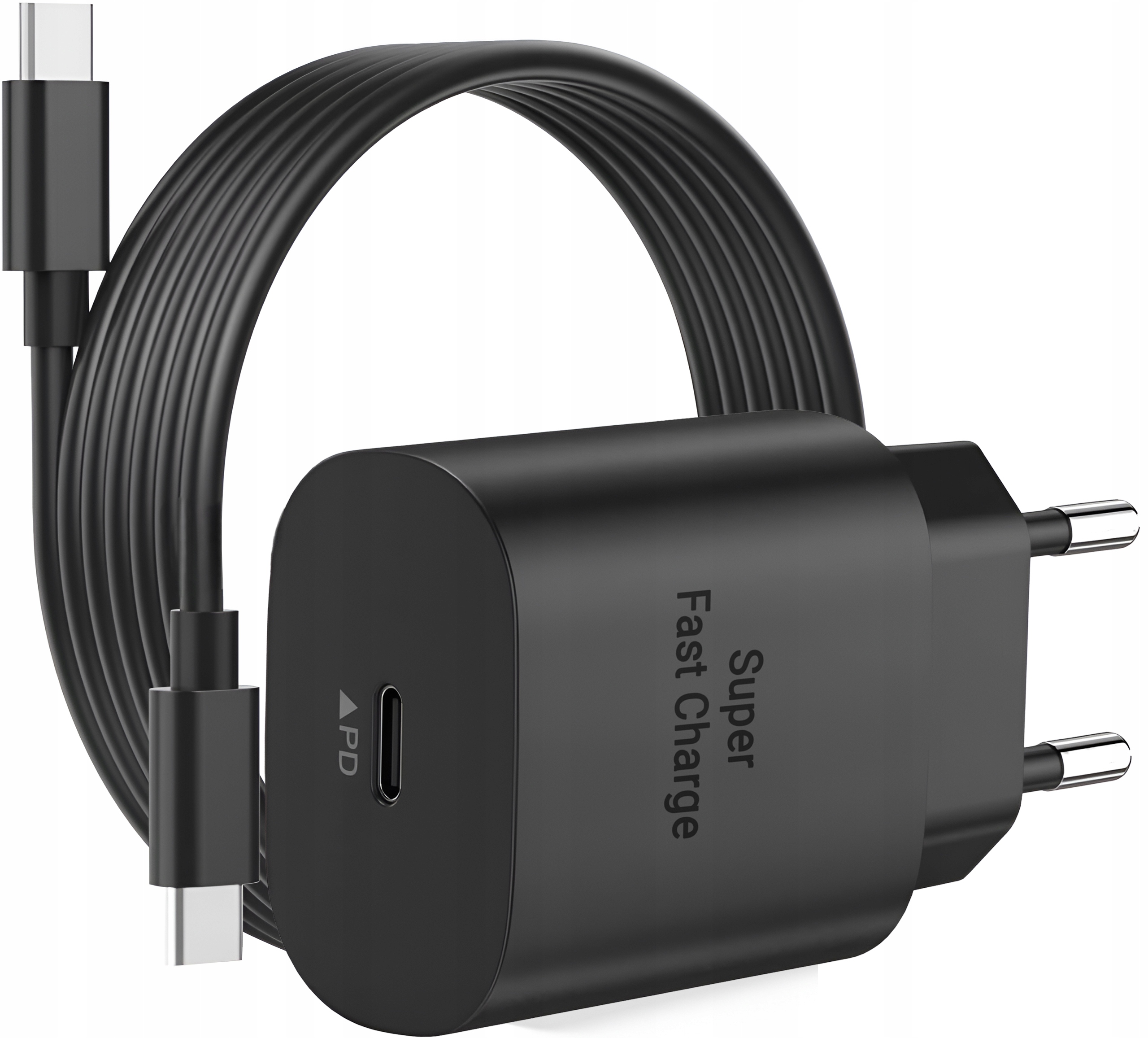 SZYBKA ŁADOWARKA DO TELEFONU SAMSUNG KOSTKA 25W + KABEL USB-C 1M
