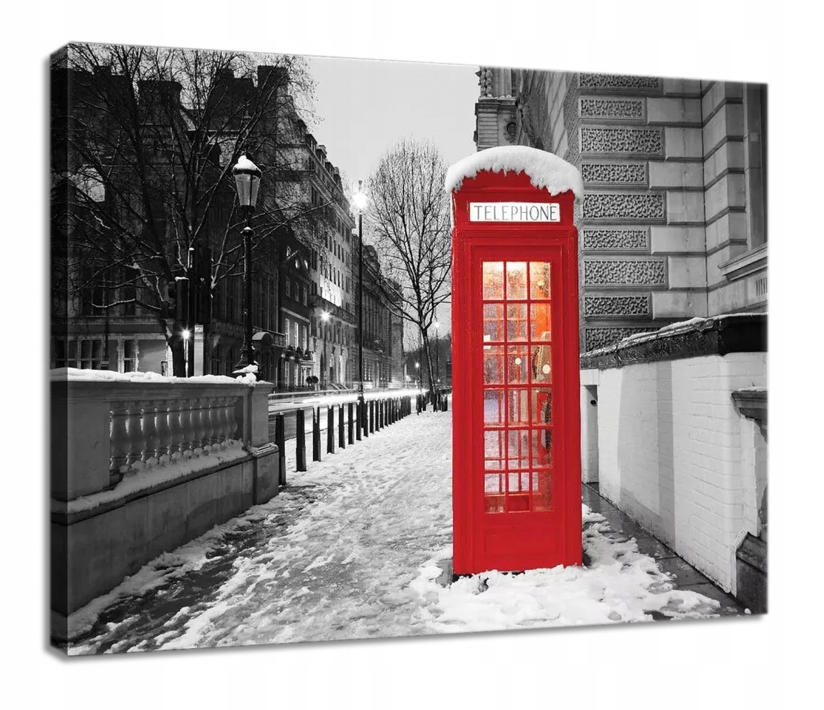 Obraz Na Plátně Canvas 100x75 Londýn Budka