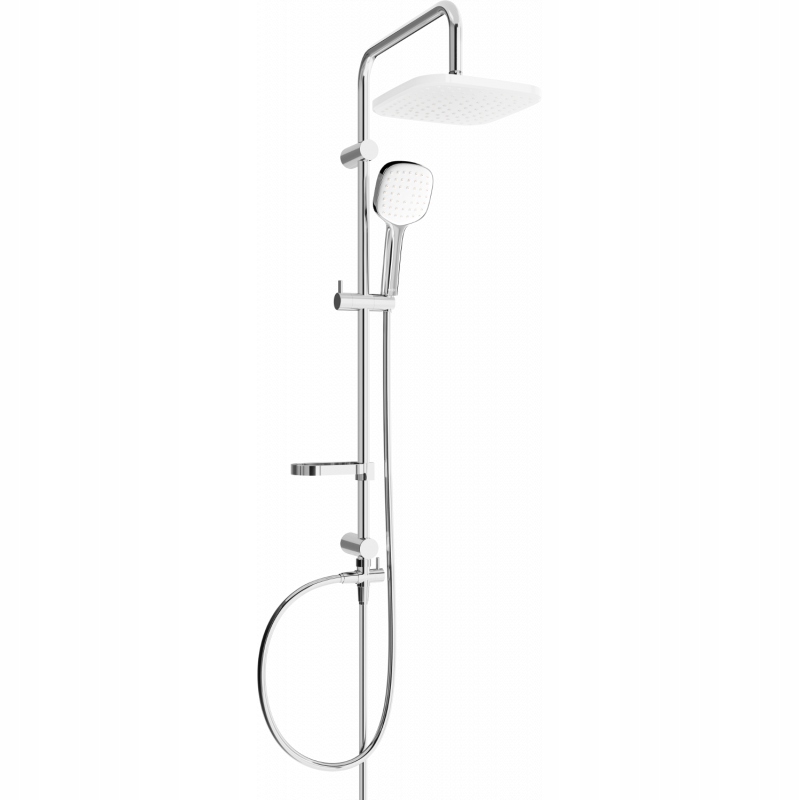 Mexen X33 sprchový sloup, Chromovaná/Bílá