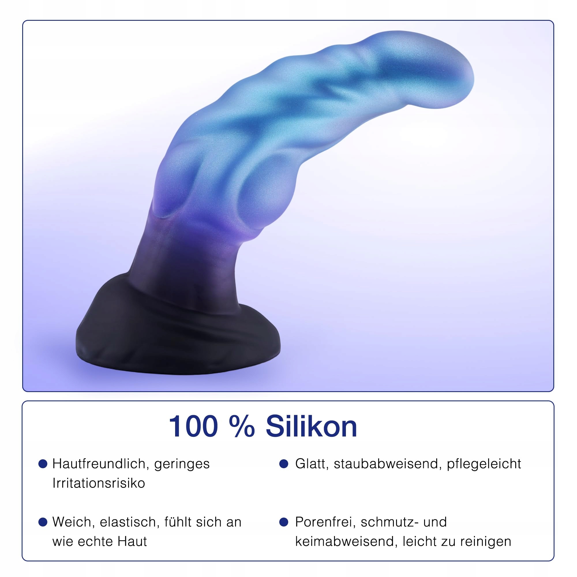 HISMITH Dildo Silikonowe 25 cm Fantasy Dildo Dla Dorosłych — miniatura 2