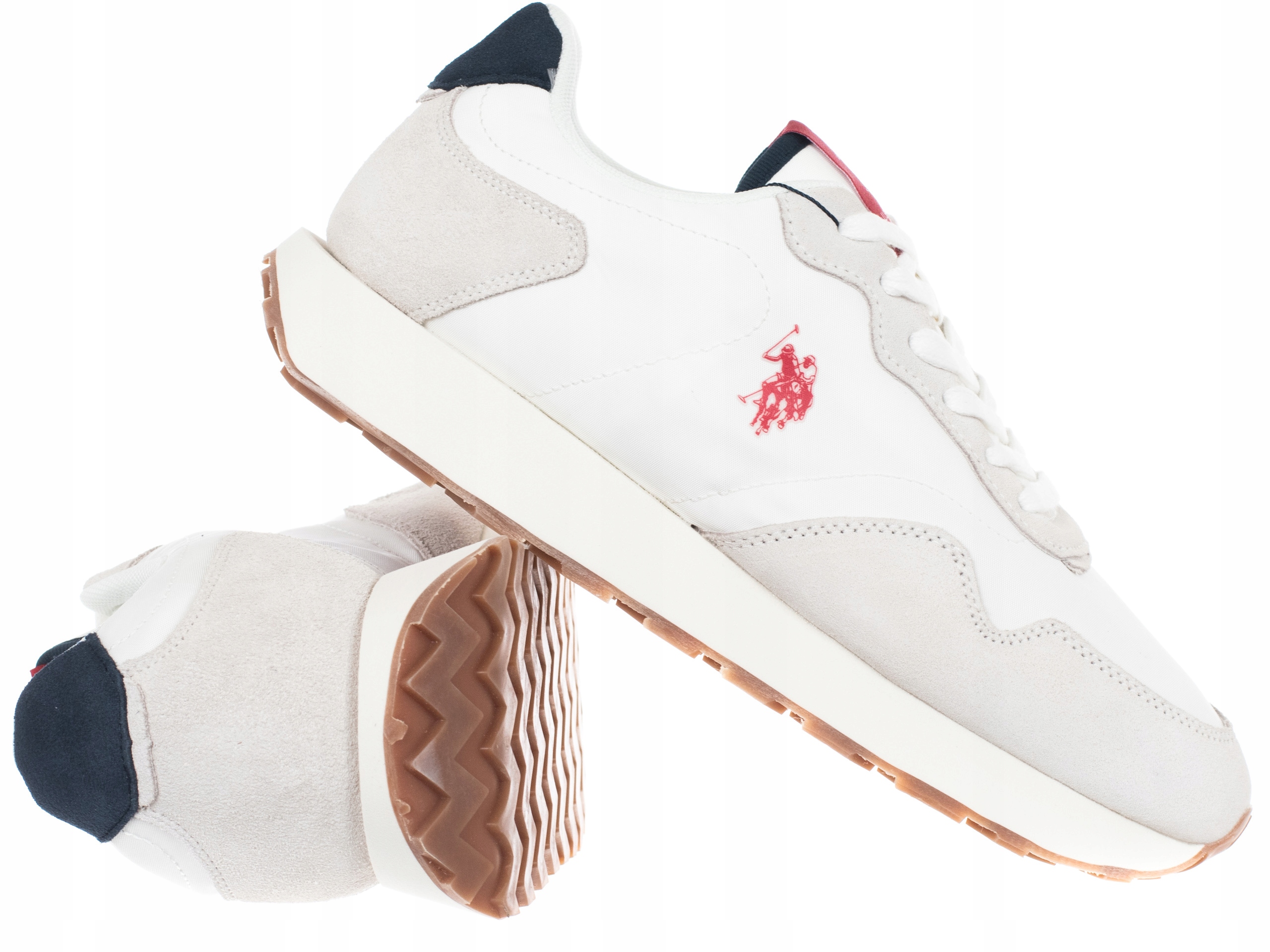 U.s. Polo Assn. Pánské boty ALEXIS004-WHI sportovní tenisky Bílé