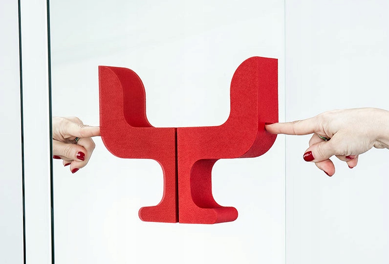 AYALA Recepcja do salonu kosmetycznego fryzjerskiego TINA Głębokość mebla 45 cm