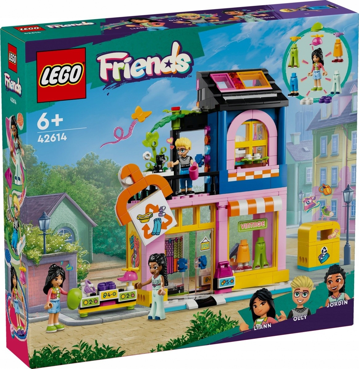 Dětská logická Skládačka Komplet kostek Lego Friends obchod s oblečením