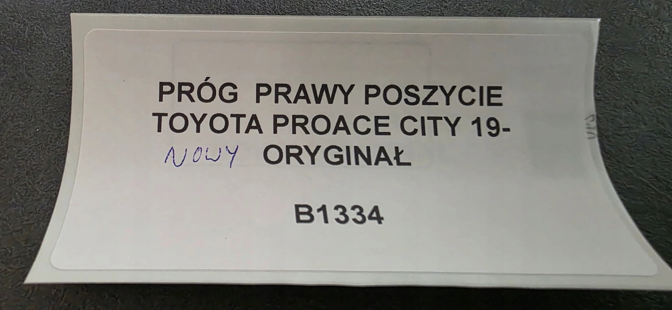 threshold right side TOYOTA PROACE CITY 19- new original